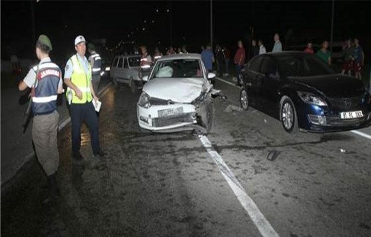 Düzce'de trafik kazası: 8 yaralı