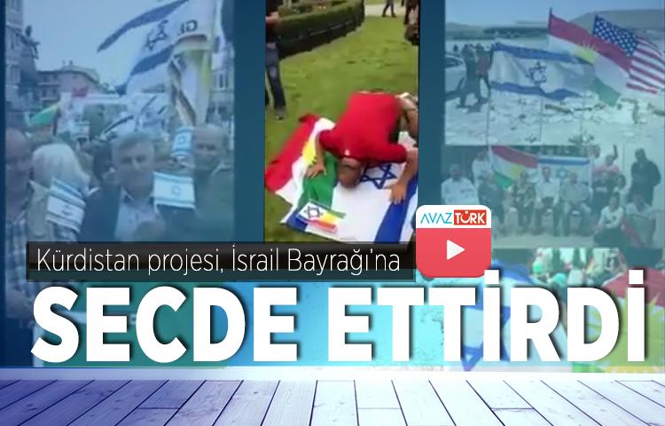 Kürdistan Bayrağı, İsrail Bayrağı’na secde ettirdi