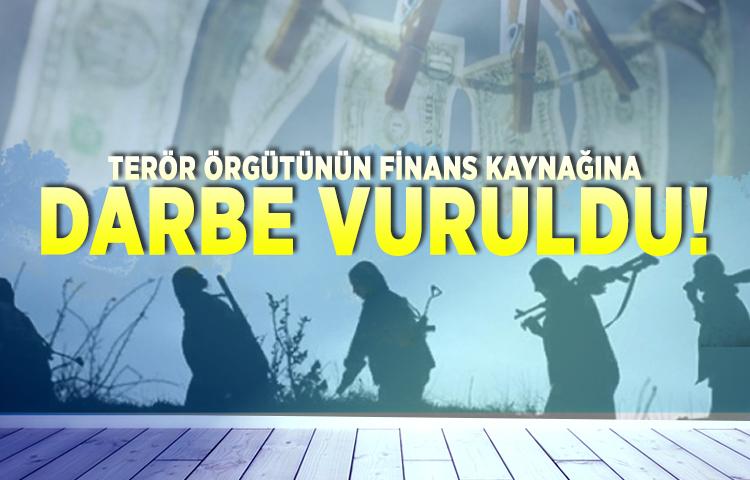 Teröristlere finans darbesi!