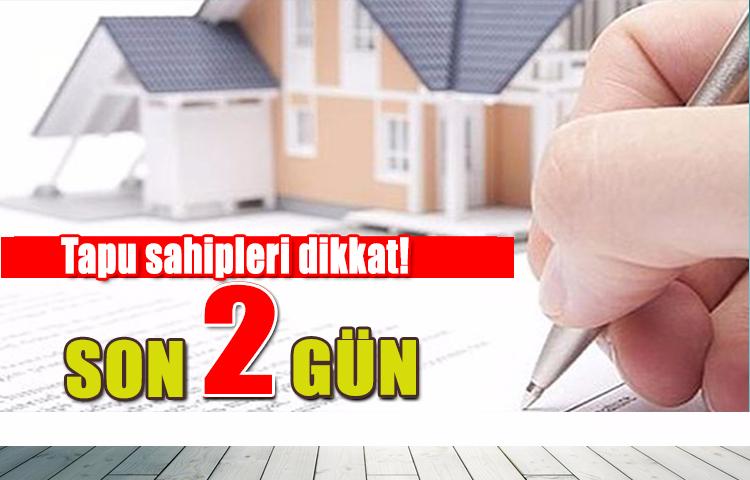 Emlak vergisinde dava açma süresinde son 2 gün