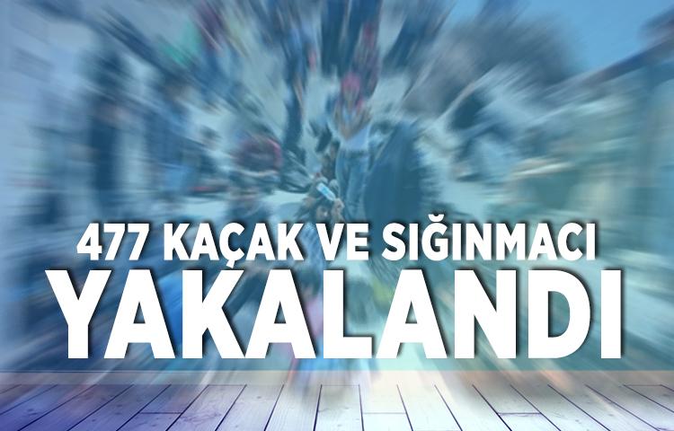 Edirne'de 477 kaçak ve sığınmacı yakalandı