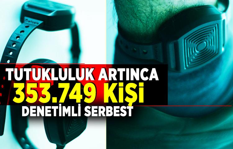 Tutukluluk artınca 353.749 kişi denetimli serbest