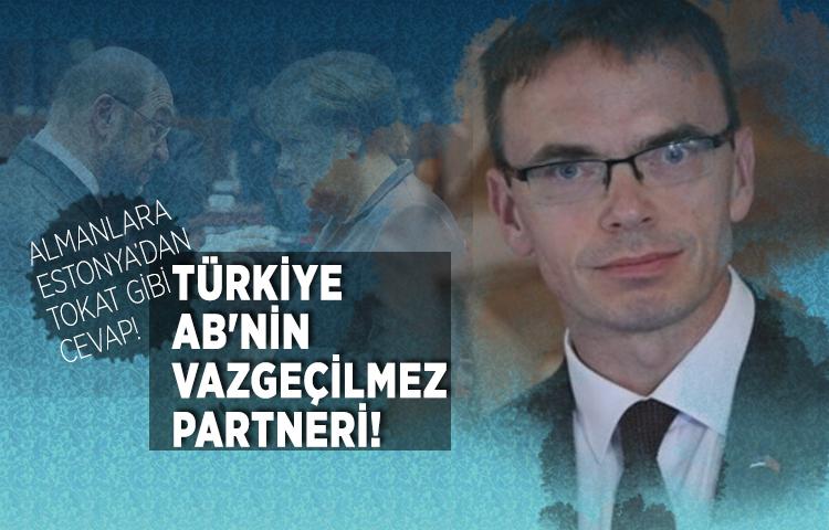 Estonya'dan Almanya'ya tokat gibi Türkiye cevabı!