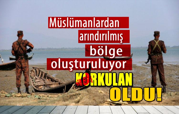 Amaç Müslümanlardan arındırılmış bölge oluşturmak!