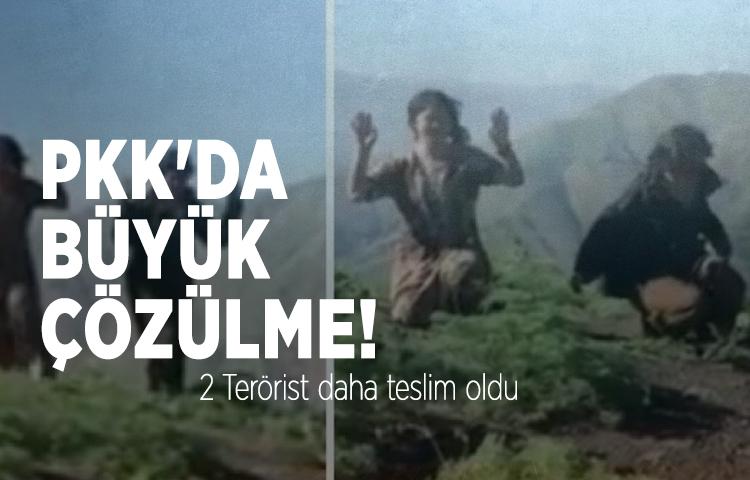 PKK'da büyük çözülme! 2 Terörist daha teslim oldu