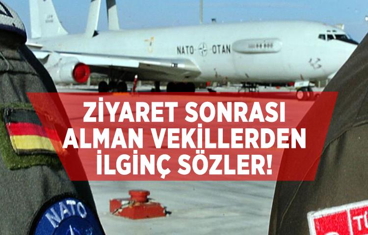 Ziyaret sonrası Alman vekillerden ilginç açıklama