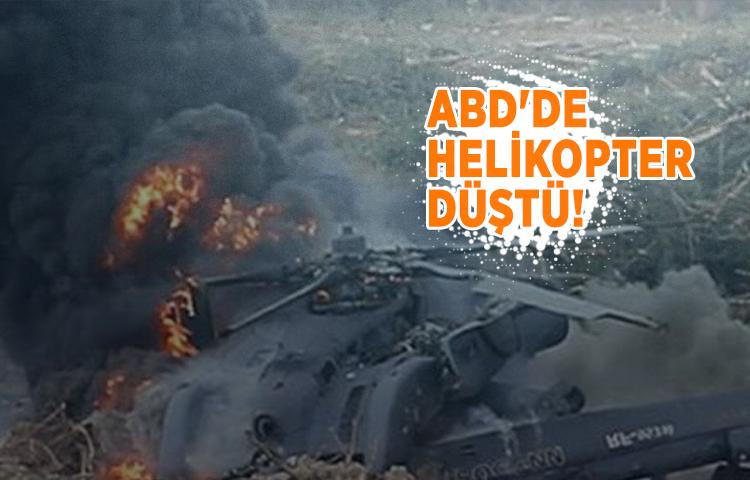 ABD'de helikopter düştü