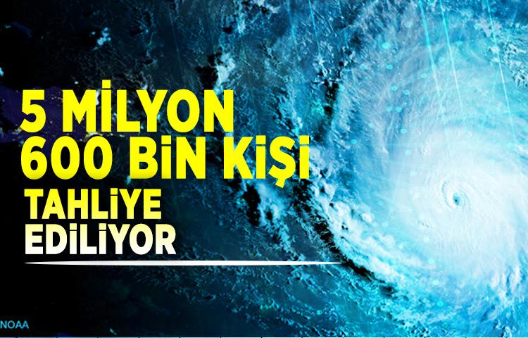 5 milyon 600 bin kişi tahliye ediliyor