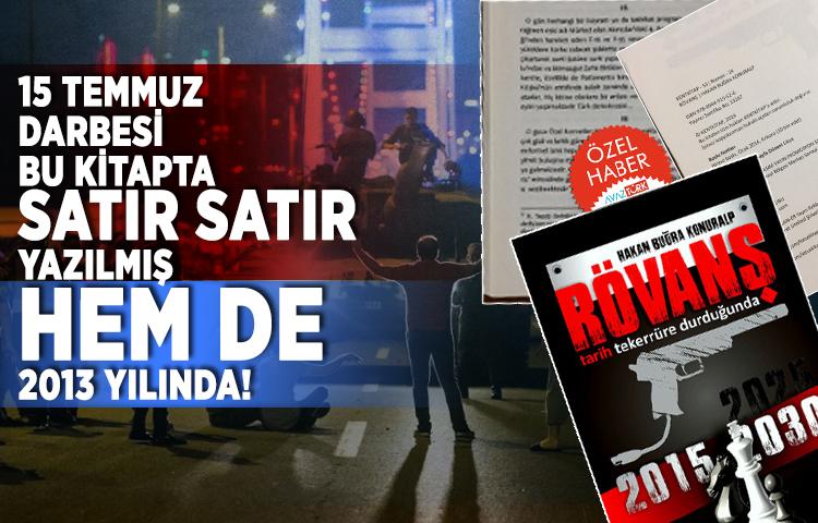 15 Temmuz darbesini 3 yıl önce anlatan kitap ortaya çıktı