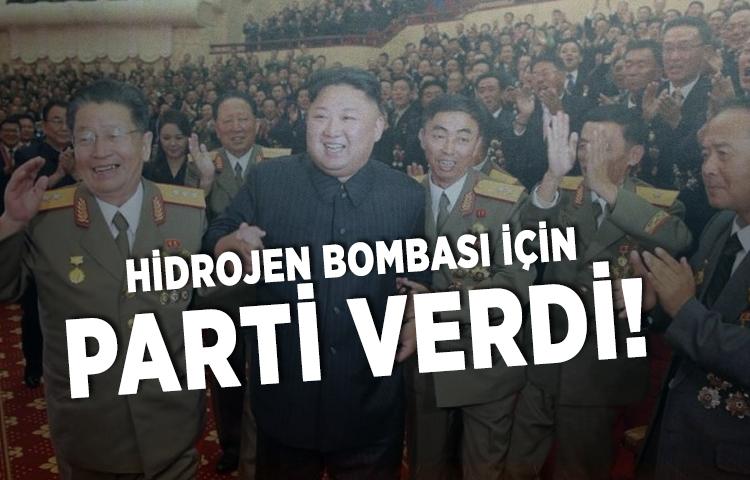 Hidrojen bombası için parti verdi!