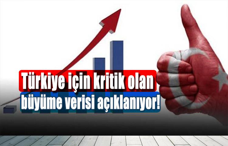 İkinci çeyrek büyüme verisi açıklanıyor!