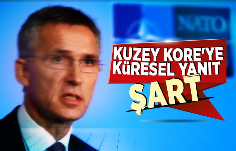 NATO Genel Sekreteri: Kuzey Kore'ye küresel yanıt şart
