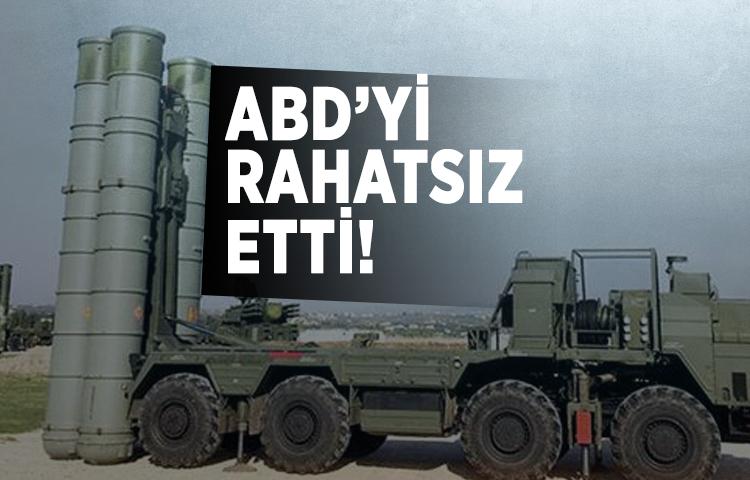 ABD Türkiye'nin S-400'lerinden rahatsız oldu!