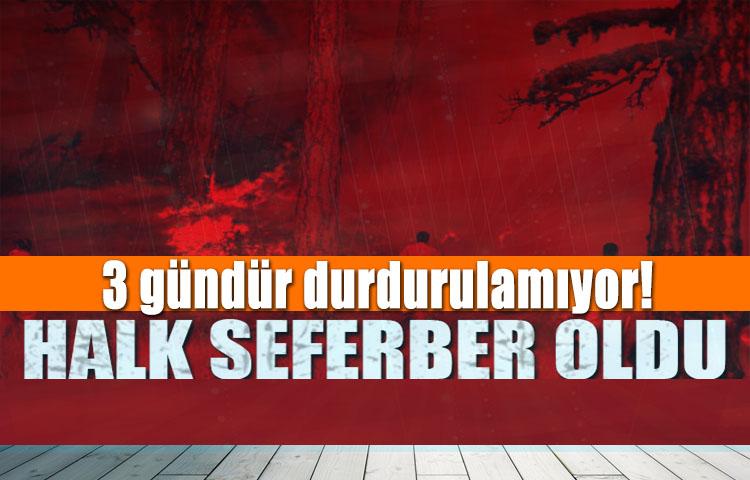 3 gündür durdurulamıyor! Halk seferber oldu