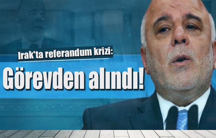 Irak'ta referandum krizi: Görevden alındı!