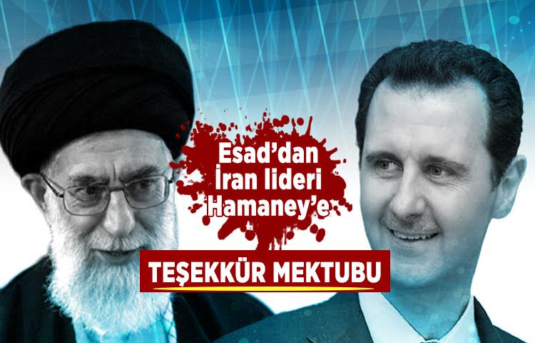 Esad’dan İran lideri Hamaney’e teşekkür mektubu