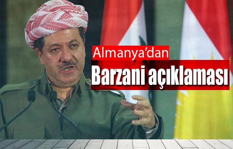 Almanya'dan Barzani açıklaması