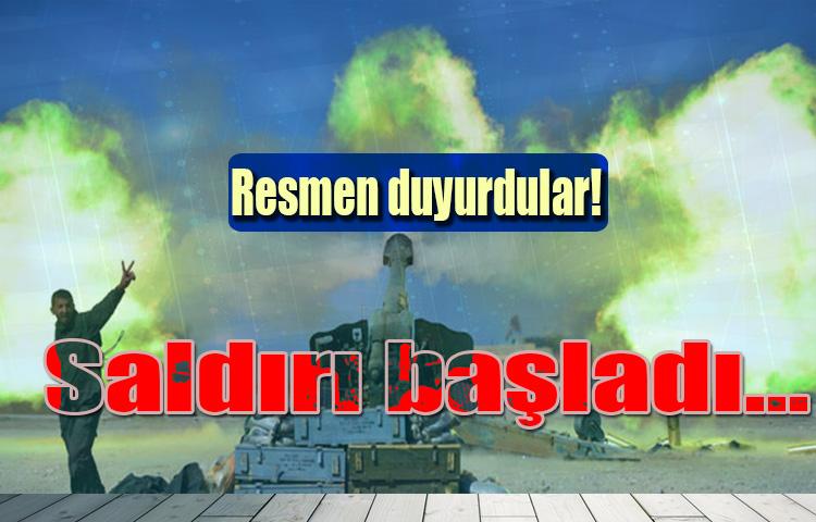 Resmen duyurdular! Saldırı başladı