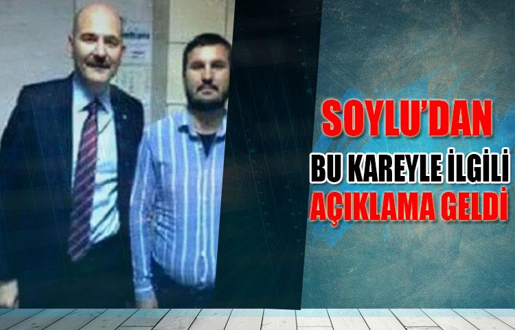 Süleyman Soylu'dan o fotoğrafla ilgili açıklama!