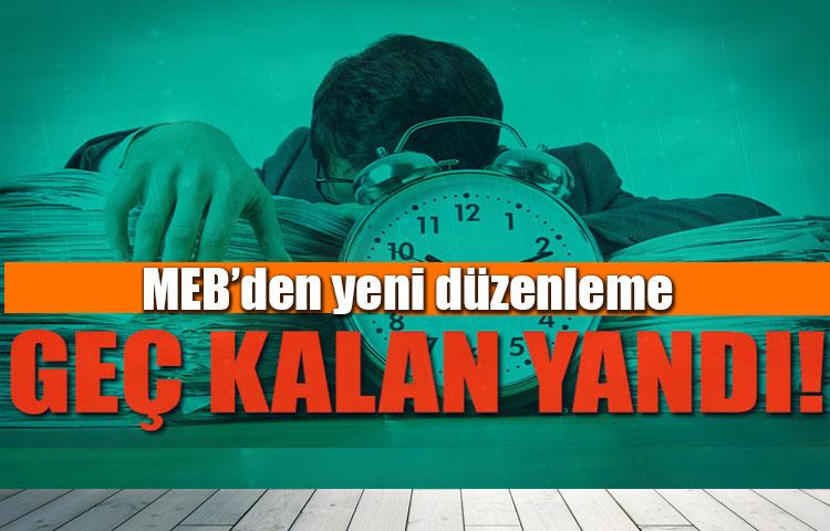 Okula 5 Defa Geç Kalmak Yarım Gün Devamsızlık Sayılacak