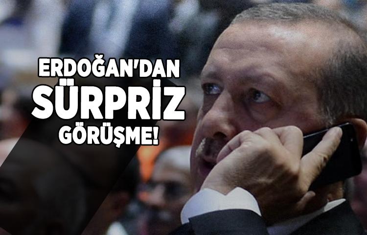 Erdoğan'dan sürpriz görüşme