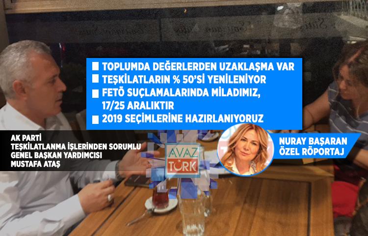 AK Parti Teşkilat Başkanı Ataş AVAZTÜRK'e konuştu