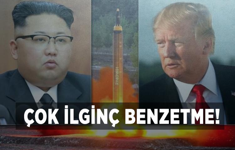 Trump'tan Kim Jong-Un'a çok ilginç benzetme!
