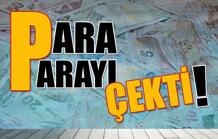 Para parayı çekti!