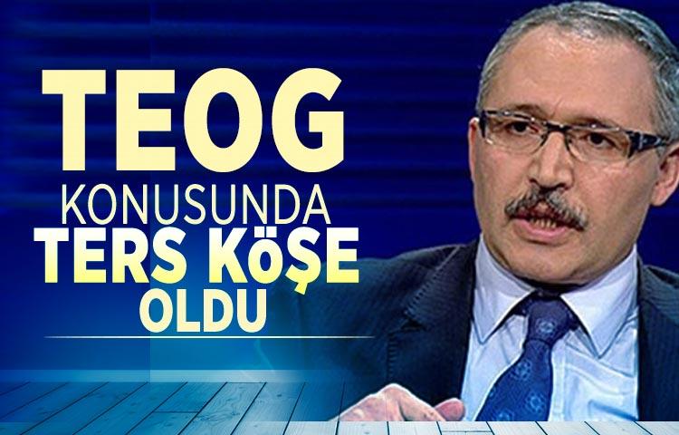 Abdülkadir Selvi, TEOG konusunda ters köşe oldu