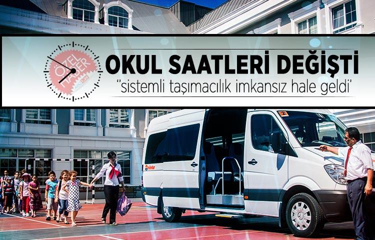 ‘Okul saatleri değişti, sistemli taşımacılık imkansız hale geldi’