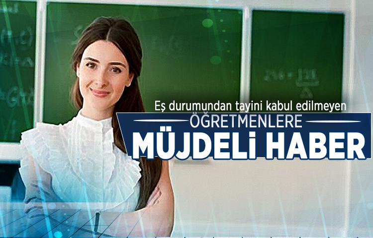 Öğretmenlere müjdeli haber