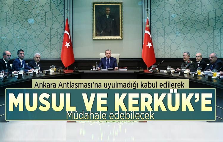 Musul ve Kerkük’e müdahale sinyali