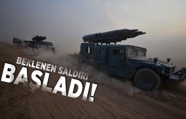 Beklenen saldırı başladı!