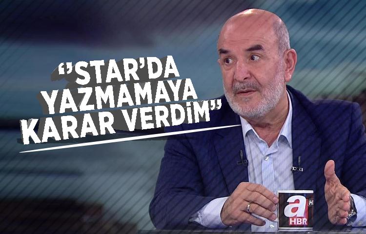 Yazısı yayınlanmayan Ahmet Taşgetiren Star’dan ayrıldı