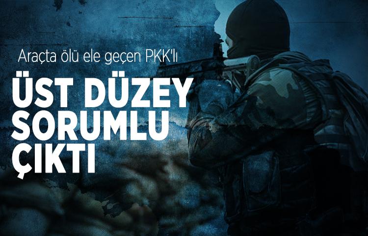 Araçta ölü ele geçen PKK'lı, örgütün üst düzey sorumlusu çıktı