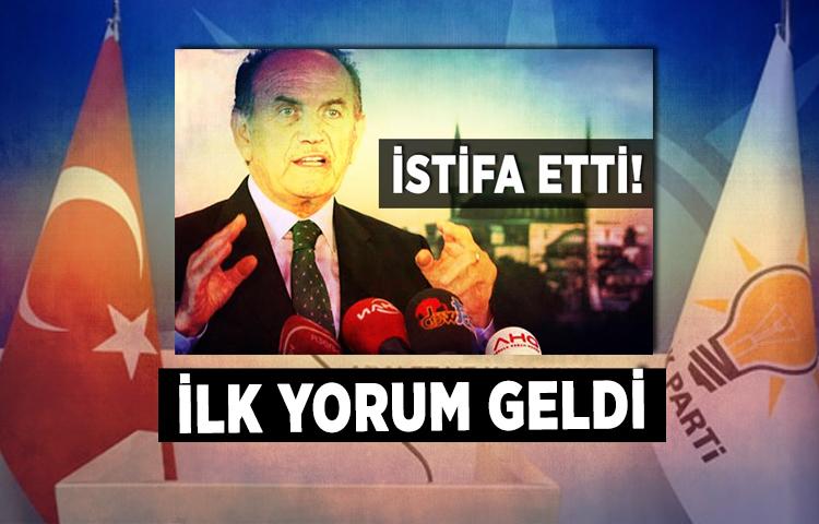 AK Parti'den Topbaş'ın istifasına ilk yorum