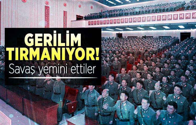 Gerilim tırmanıyor! Savaş yemini ettiler