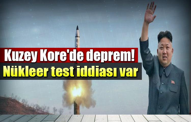 Kuzey Kore'de deprem! Nükleer test iddiası var