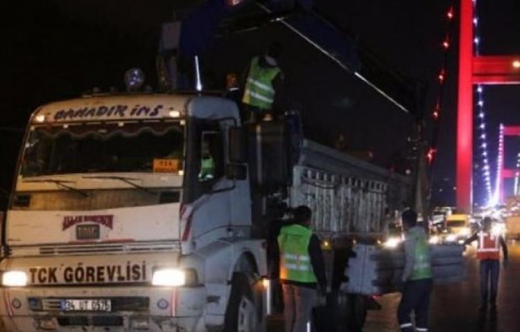 FSM Köprüsü'nde çalışmalar başladı