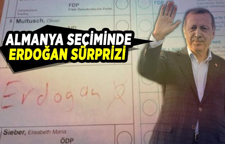 Almanya seçimlerinde Erdoğan sürprizi!