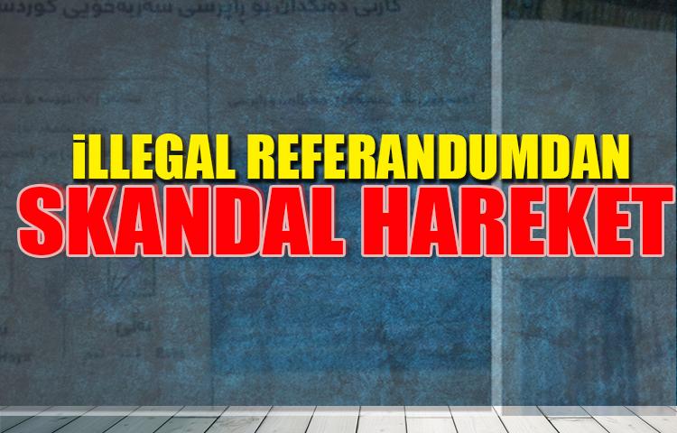 İllegal referandumda ilk skandal ortaya çıktı!