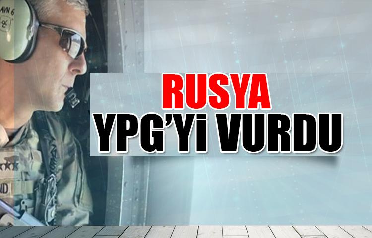 Rusya, YPG'yi vurdu!