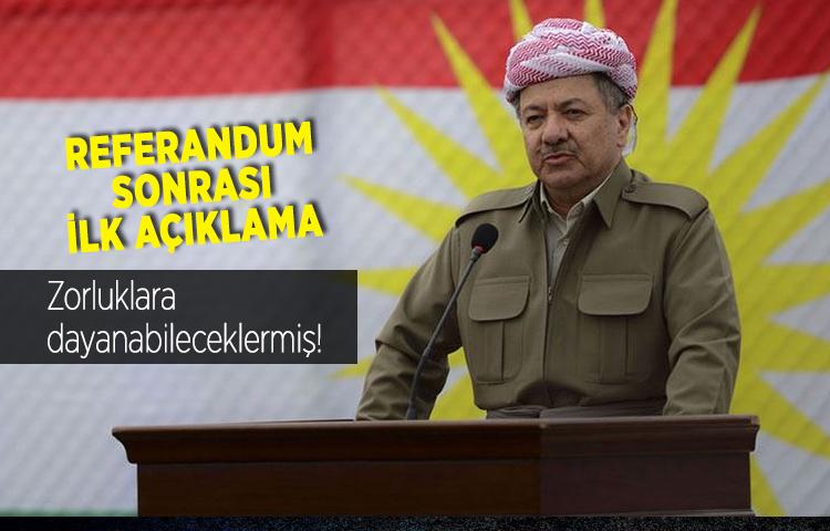 Barzani'den referandum sonrası ilk açıklama