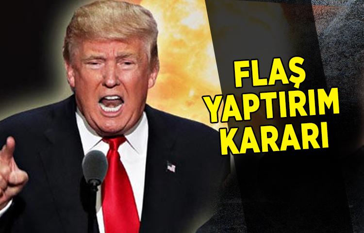 ABD'den flaş yaptırım kararı