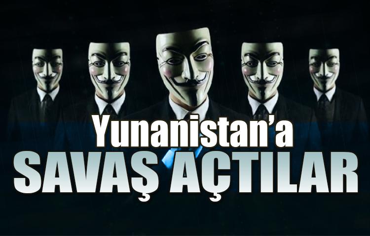 Anonymous hacker grubu Yunanistan'a savaş açtı!