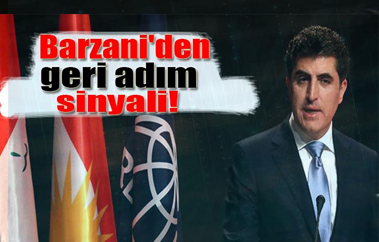 Barzani'den geri adım sinyali!