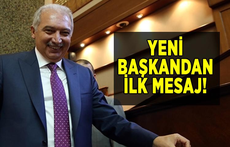 İBB'nin yeni başkanından ilk mesaj!