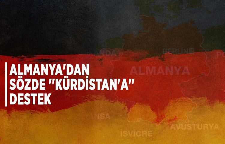 Almanya'dan sözde Kürdistan'a destek