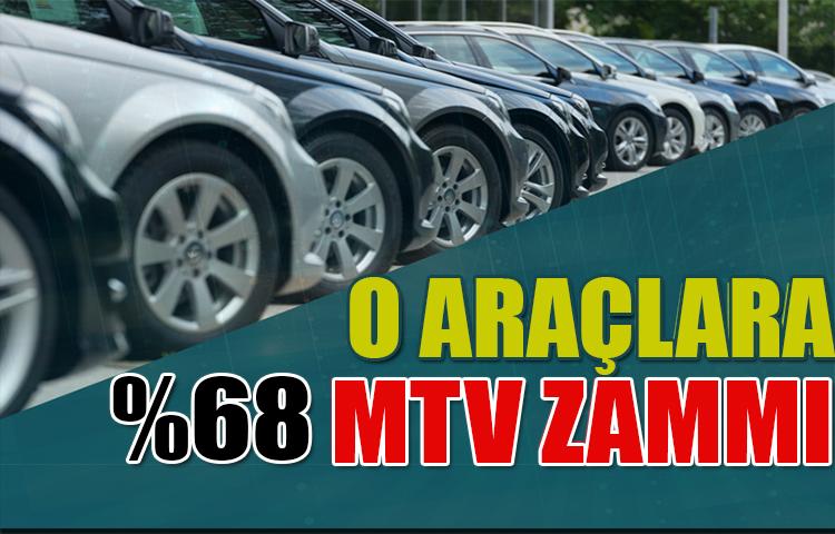 O araçlarda MTV zammı yüzde 68