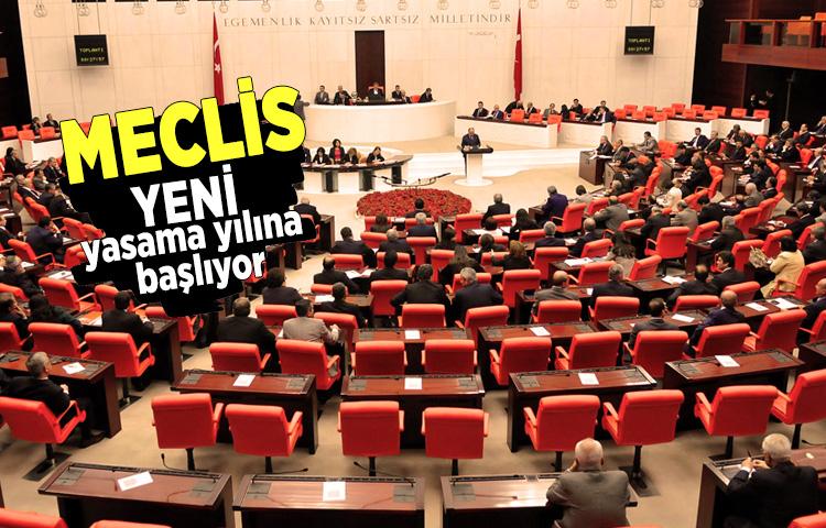 Meclis yeni yasama yılına başlıyor
